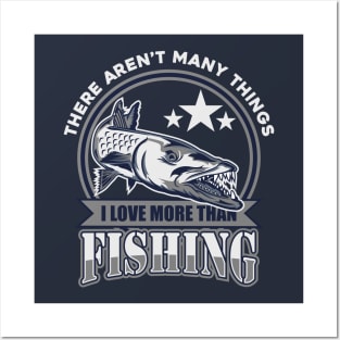 I LOVE FISHING Posters and Art